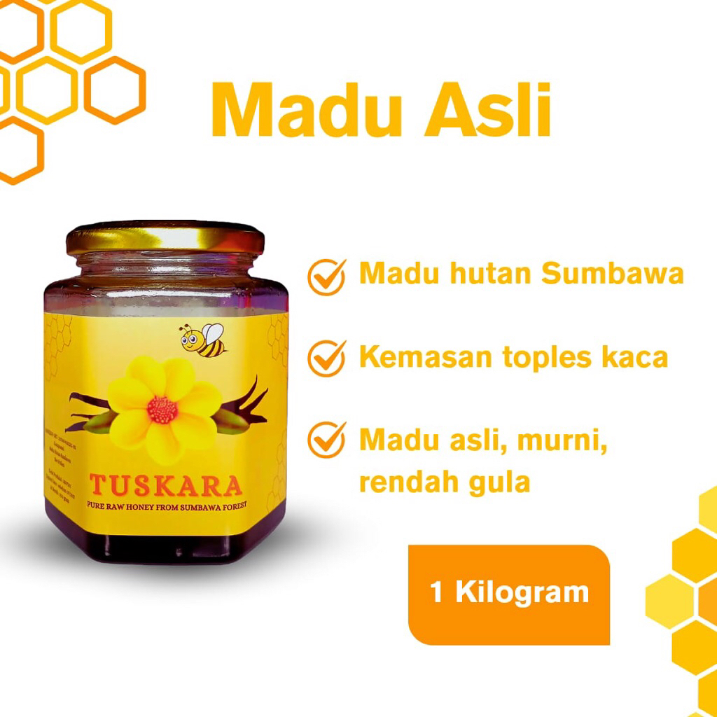 

Tuskara Madu Asli Murni Hutan Sumbawa 1kg