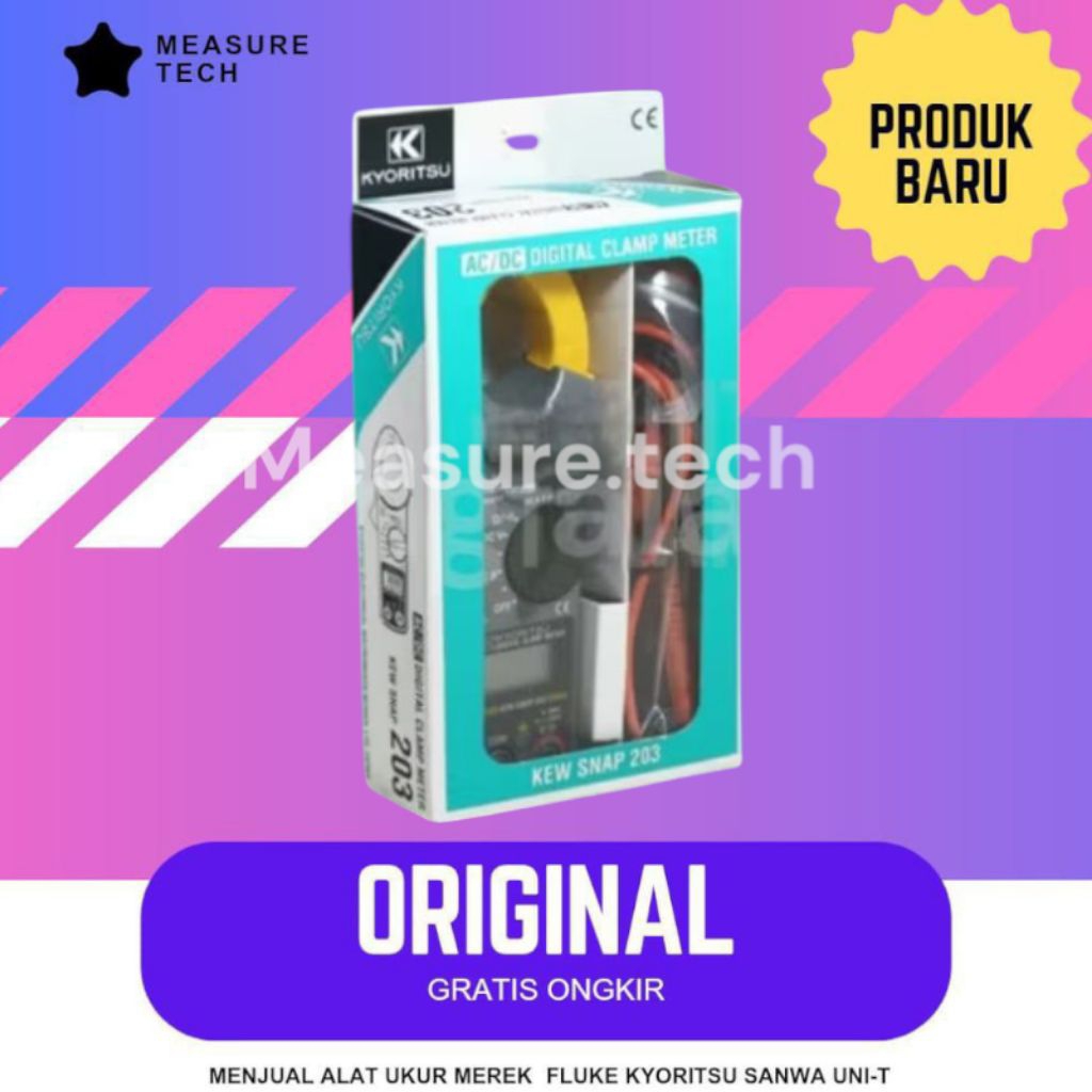 Kyoritsu 203 Digital Clamp Meter Tang Ampere AC/DC  original 100%