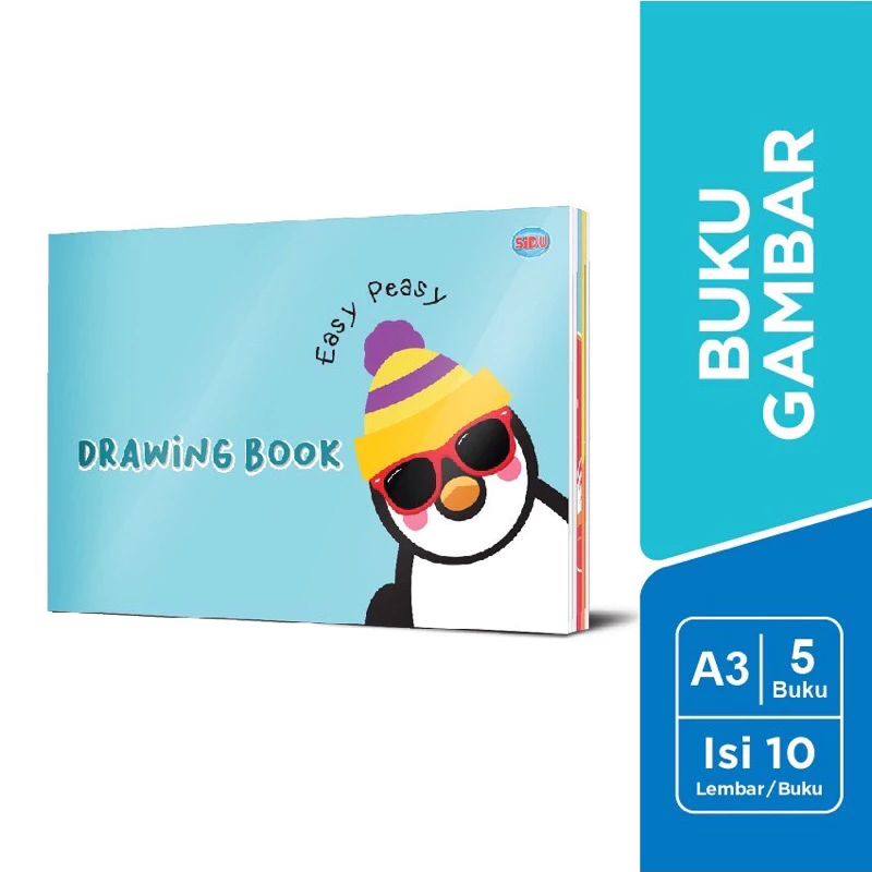 

(PACK) KIKY Buku Gambar A3 / Buku Gambar Kiky A3 Drawing Book A3