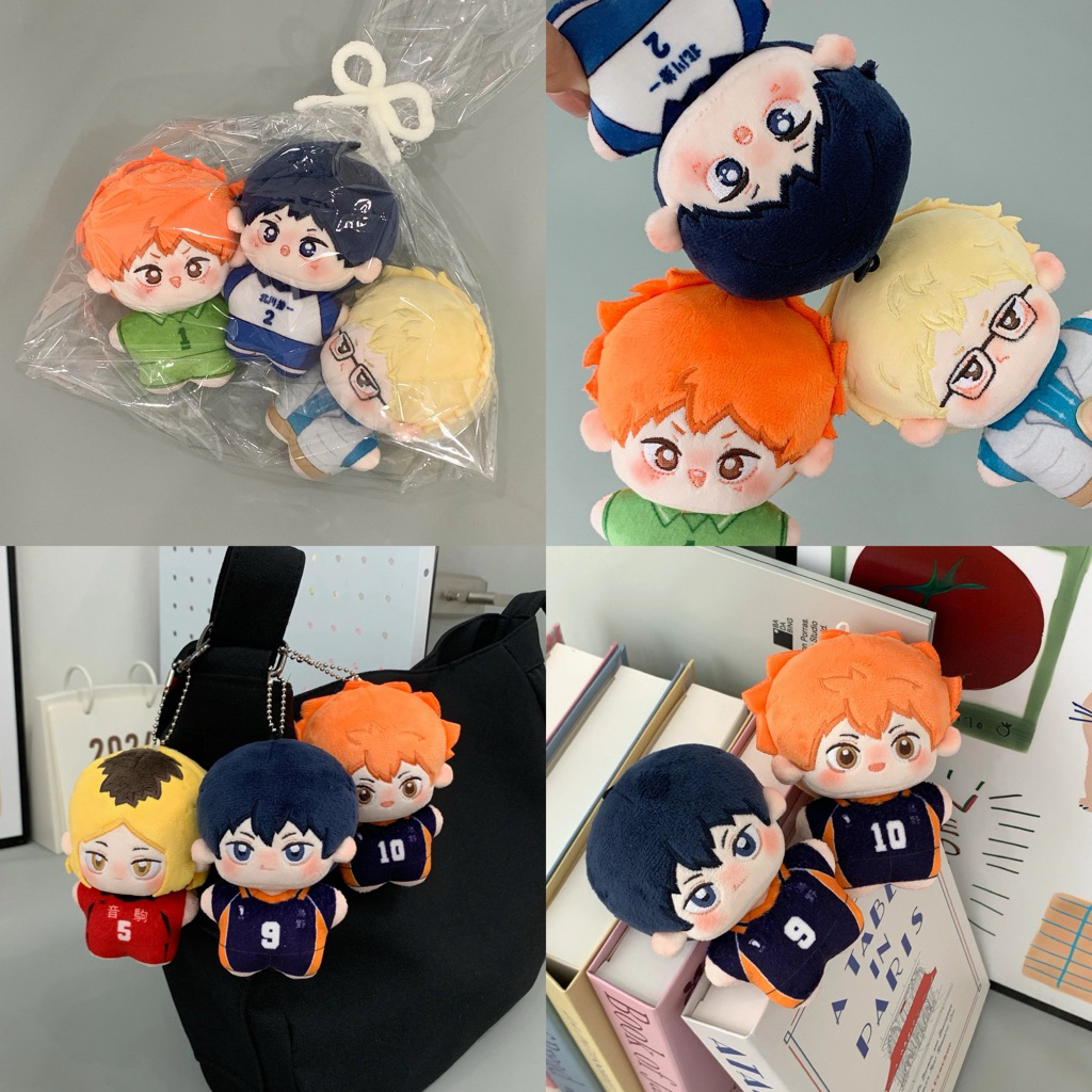 [READY STOCK] Hinata Shoyo Tsukishima Kei 10cm boneka doll Haikyuu hq Haikyuu