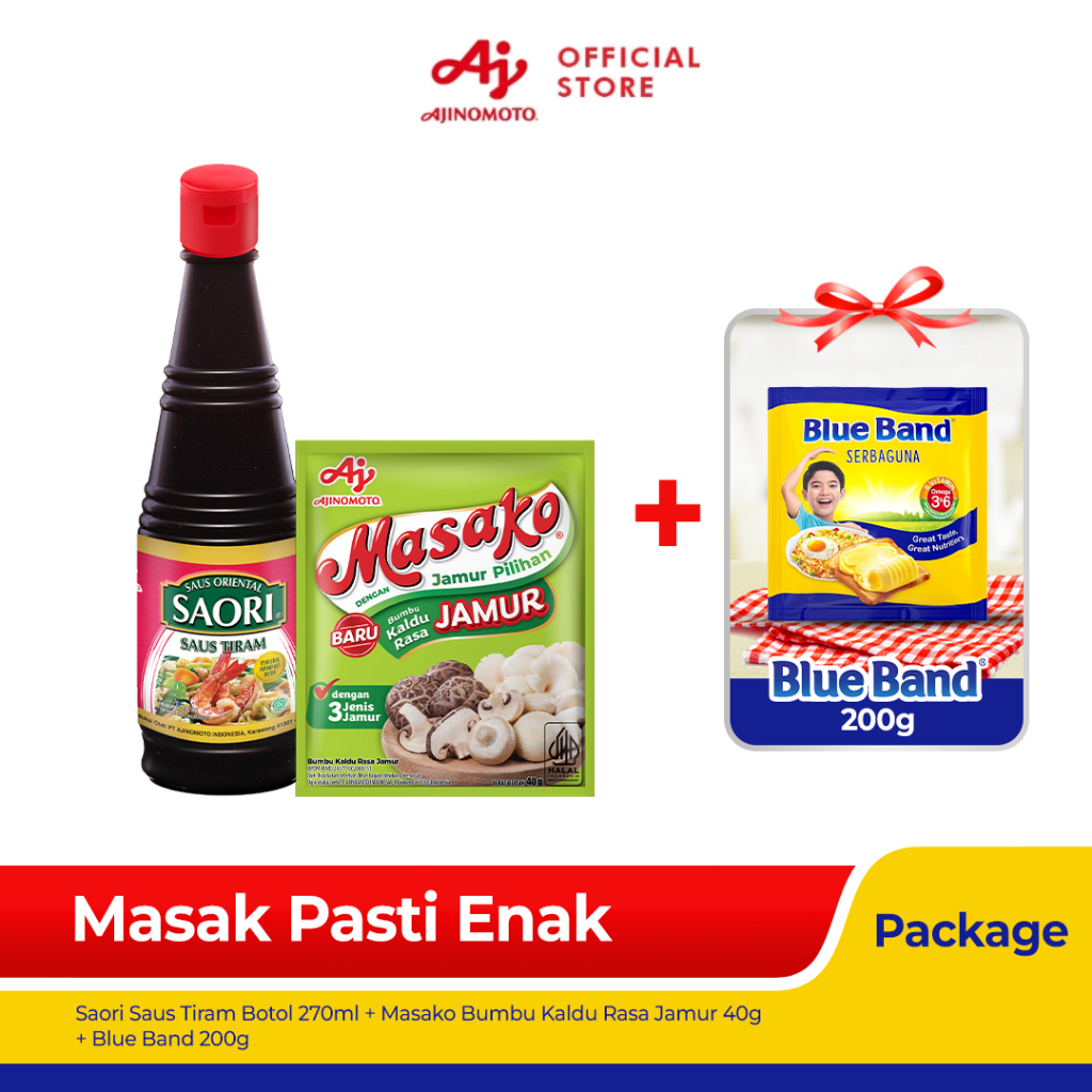 

Paket Masak Pasti Enak Ajinomoto X Blue Band
