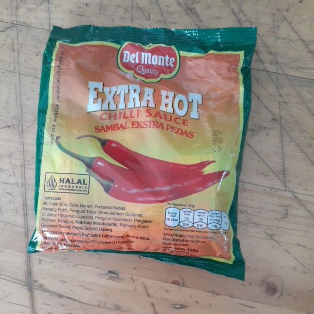 

DEL MONTE EXTRA HOT CHILI SAUCE ISI 24