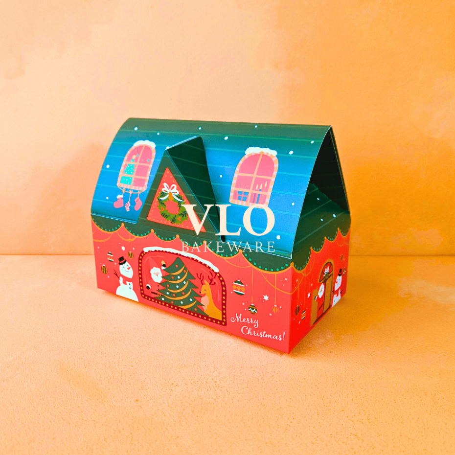 

[1 SET ISI 10 PCS] Kotak kue snack cookies kue kering hampers natal premium | box kue natal