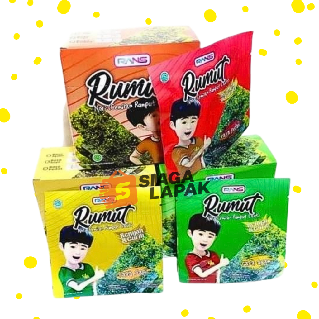 

Rumut 1 BOX ISI 12 Sachet Rumput Laut All Varian Rasa [BELI BANYAK LEBIH MURAH]