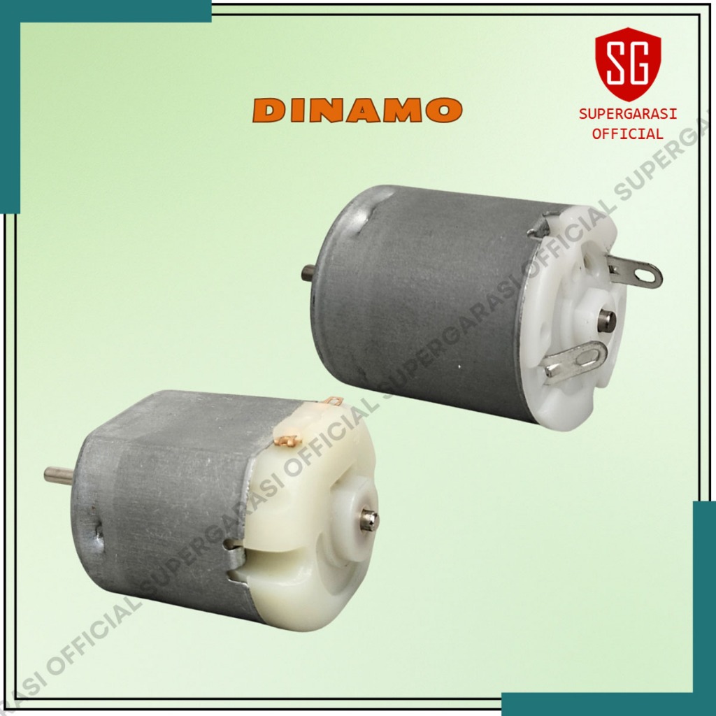 Dinamo Motor RS 380 DC 3.7V-7.4V kotak dan bulat