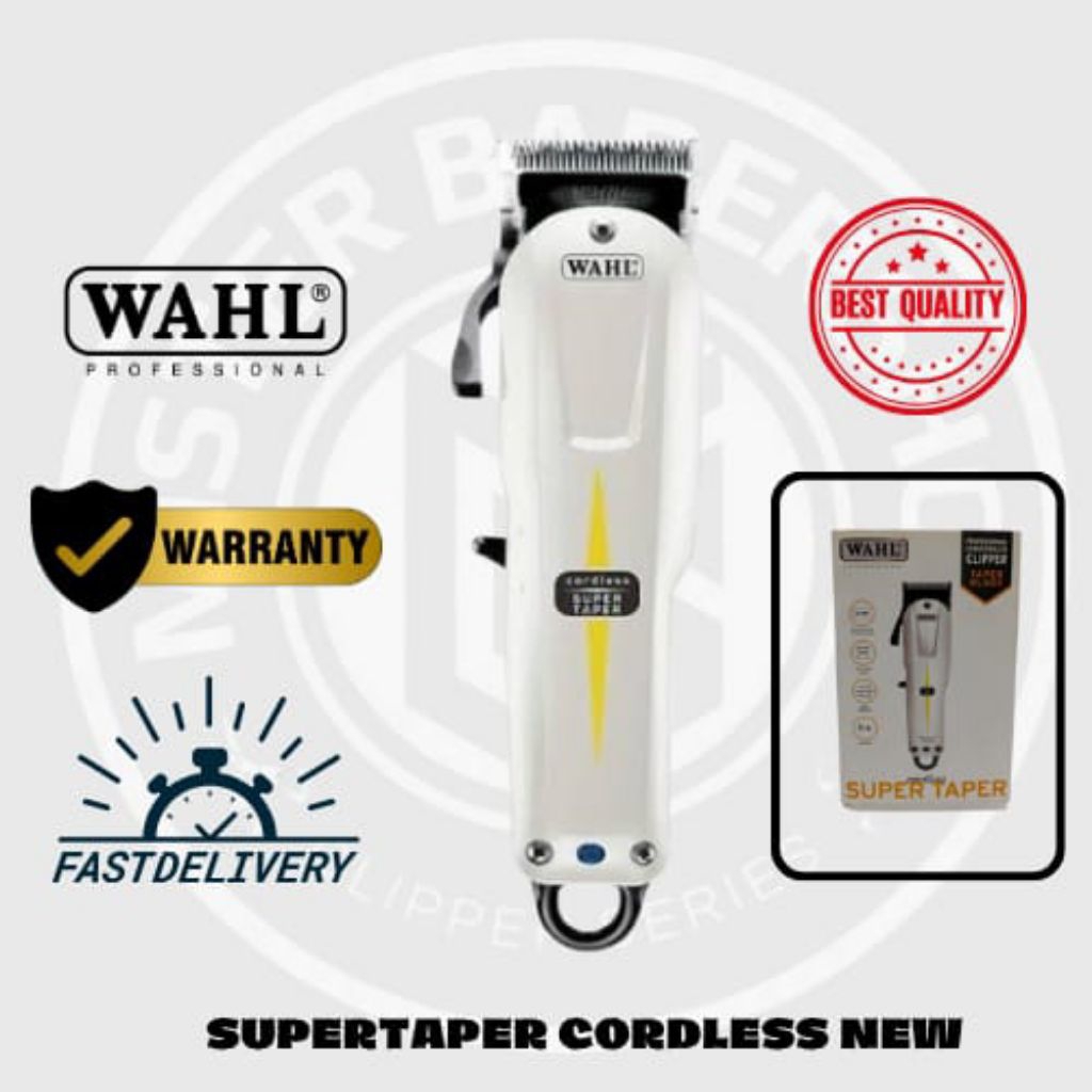 WAHL Super Taper Cordless Clipper - Pemangkas Rambut Profesional / WAHL ORIGINAL BERGARANSI