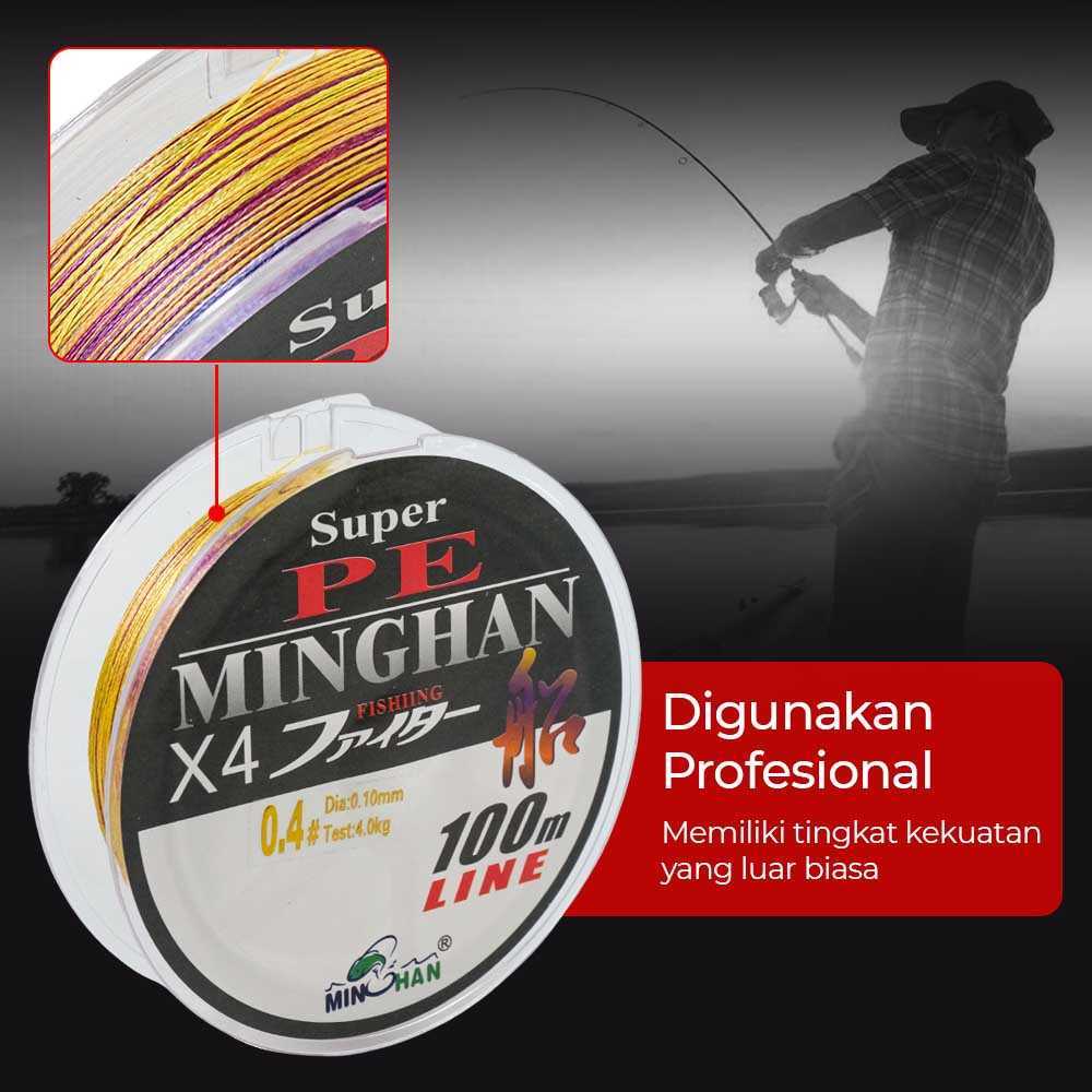 Senar Pancing Minghan kuat murah Senar benang tali pancing kualitas terbaik A3