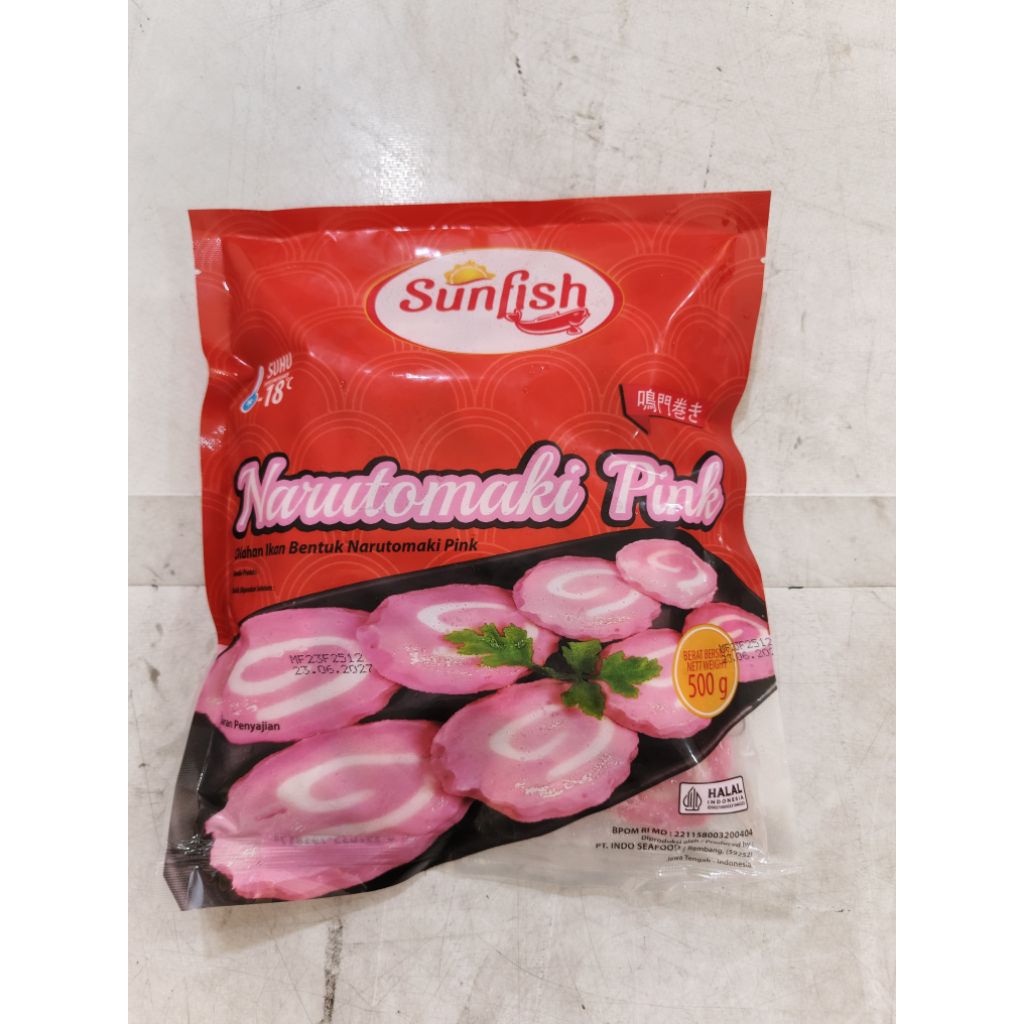 

SUNFISH narutomaki(pink) 500gram