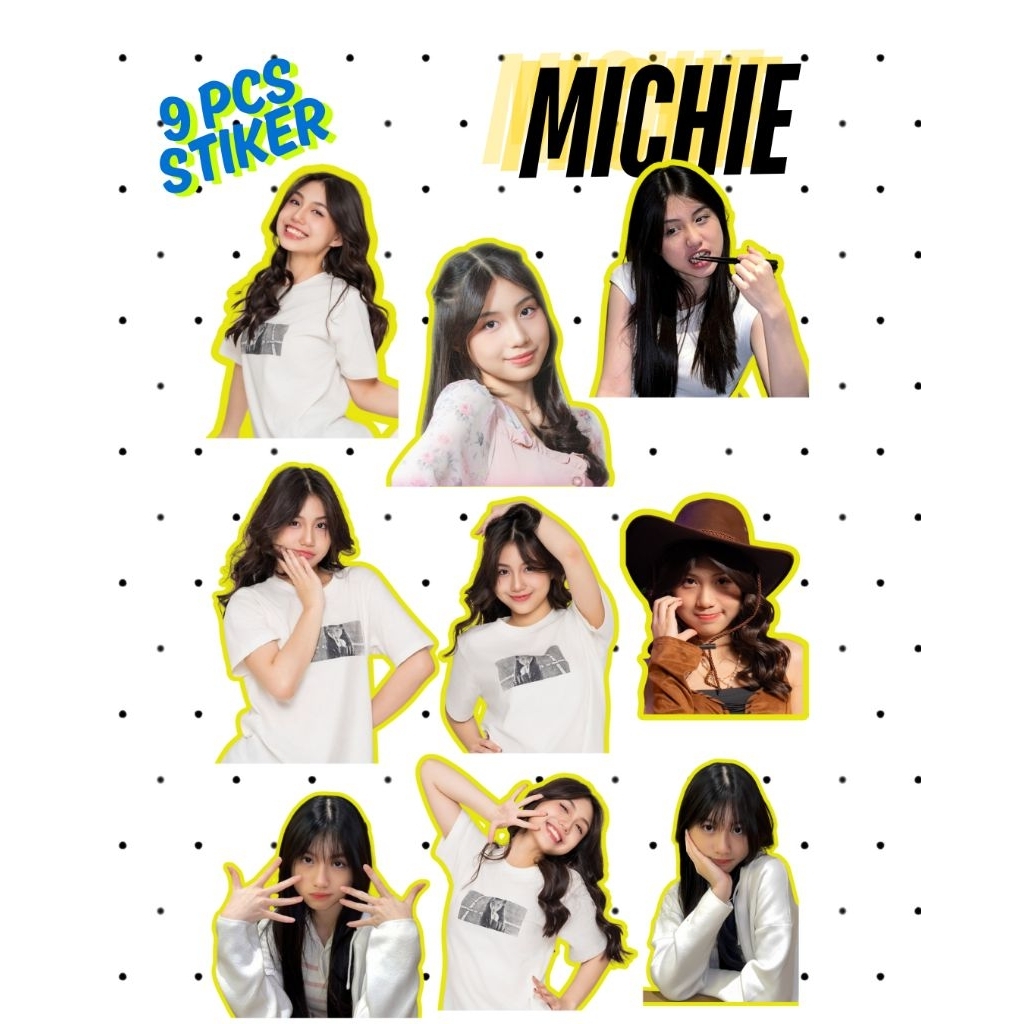

[ISI 9] Stiker JKT48 MICHIE Waterproof Vinyl Doff – Kualitas Premium