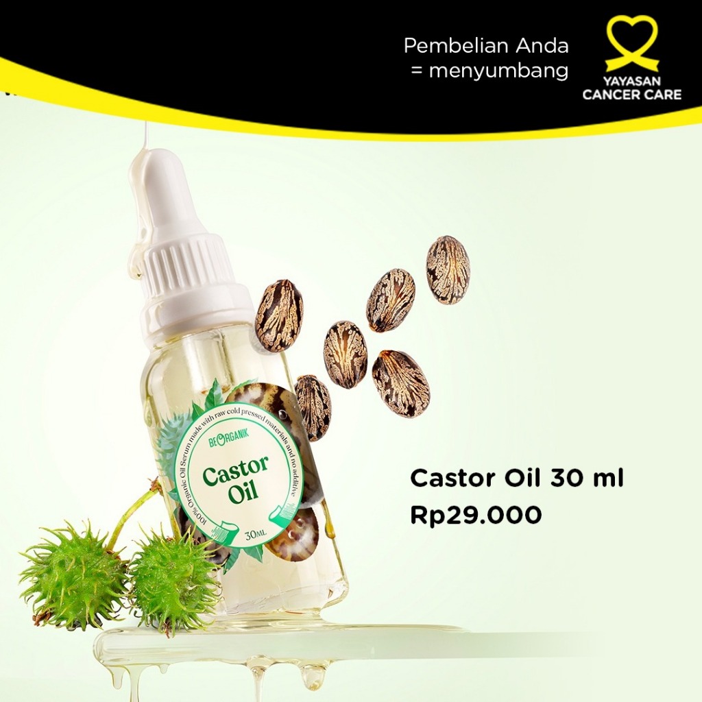 Castor Oil Beorganik Castor Oil 100% Pure Minyak Castrol BeOrganik