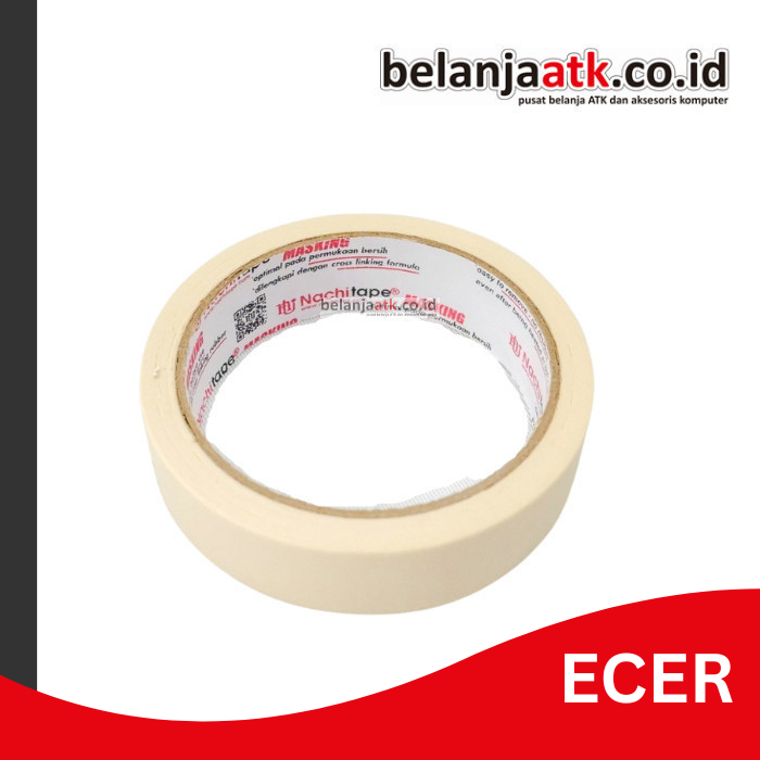 

[ECER] Lakban Kertas Nachi 1” x 12 meter (Masking Tape 1 Inch)