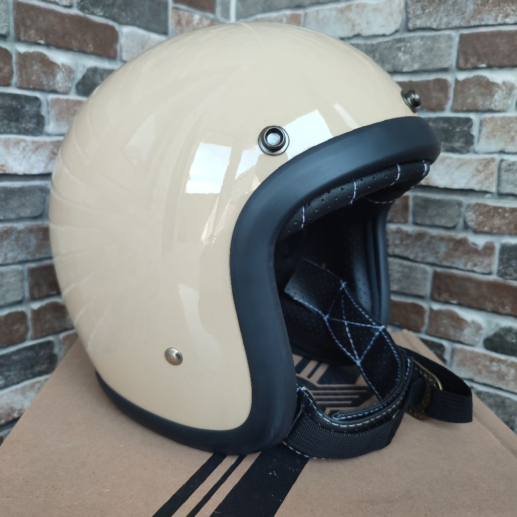 Helm Slimhead Soji Cappucino Glossy