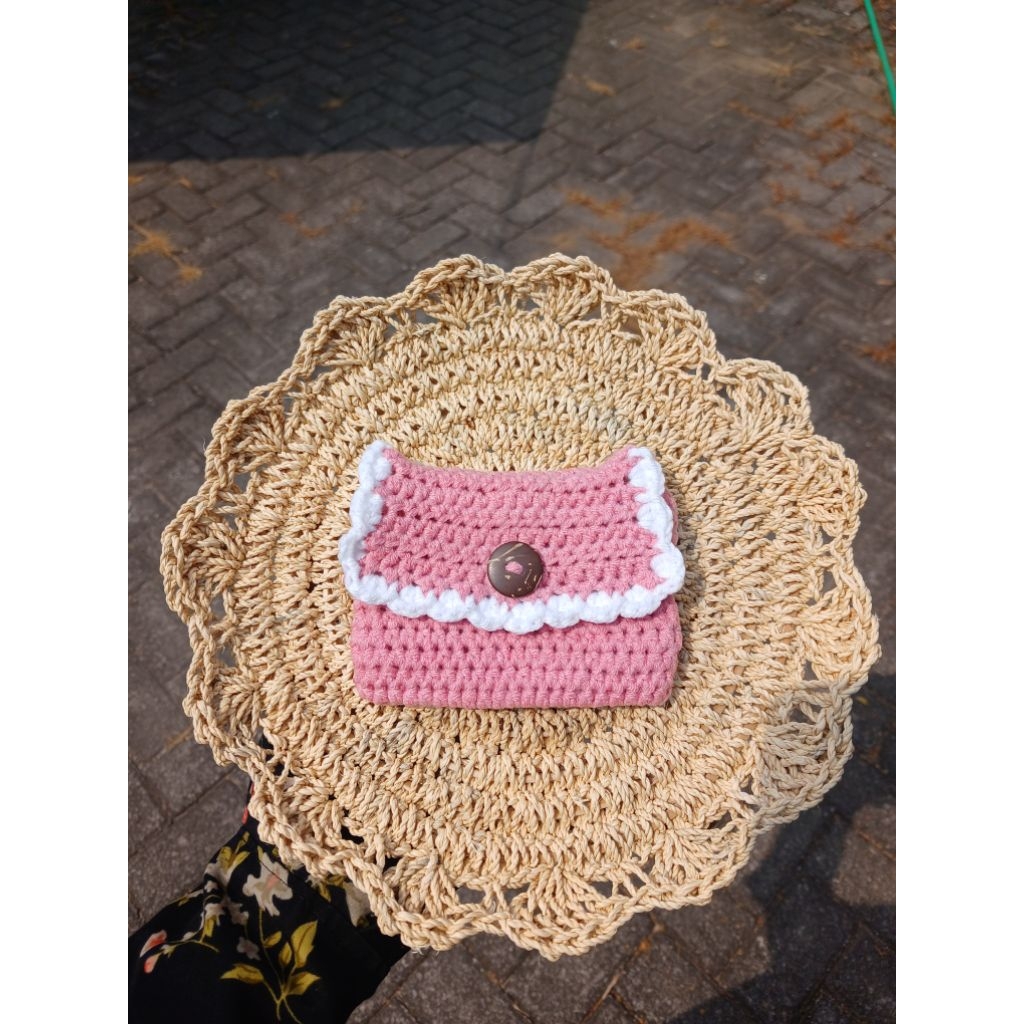 Dompet Kartu Rajut, Dompet Kartu, Dompet Rajut, Dompet Handmade, Handmade