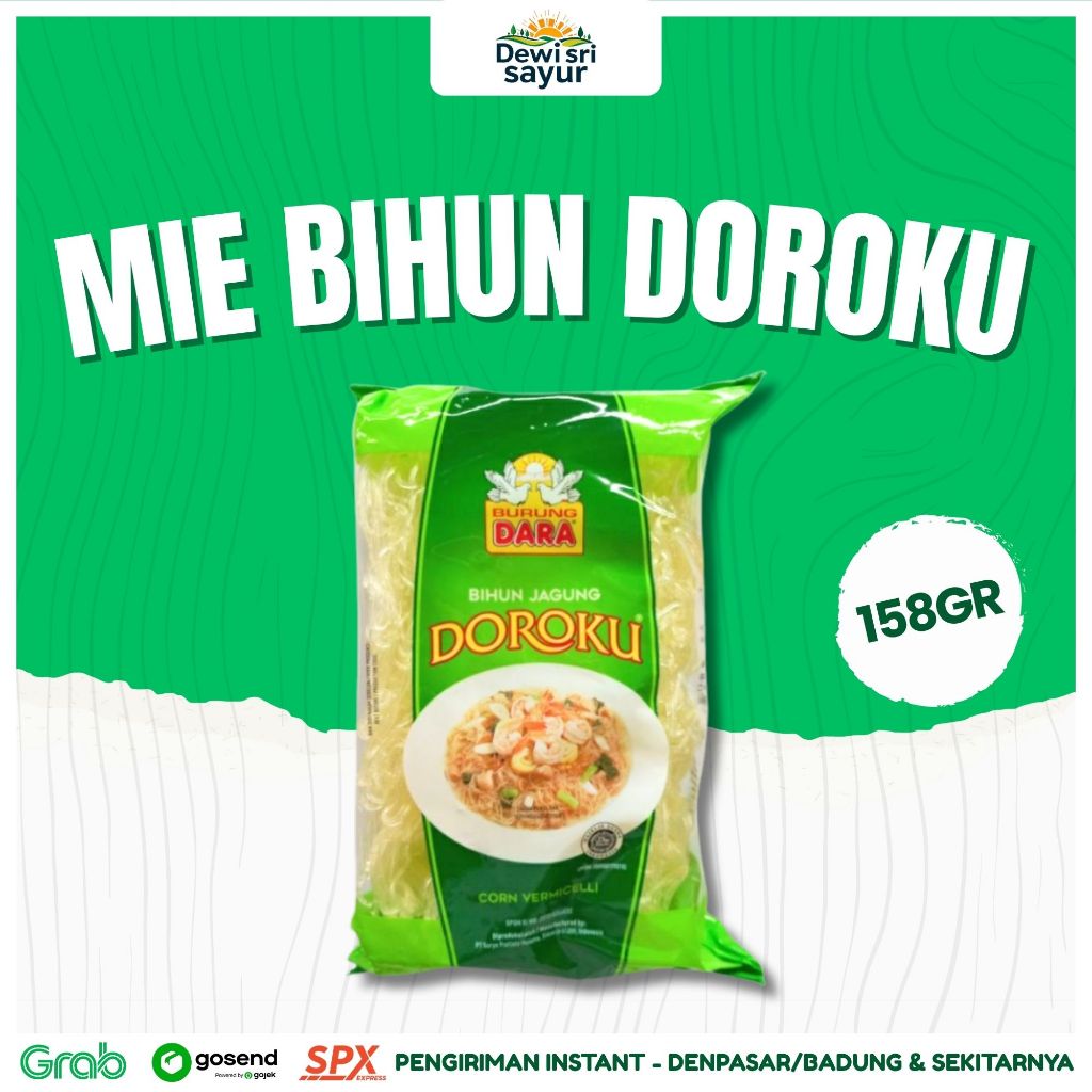 

Mie Bihun Doroku 158gr – Dewi Sri Sayur