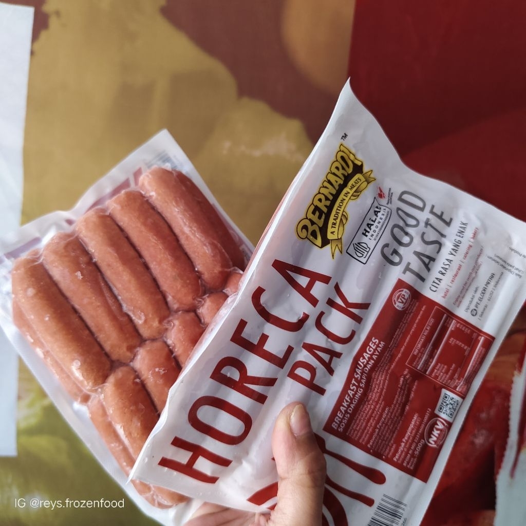 

Bernardi Horeca Breakfast Sosis VP 500gr