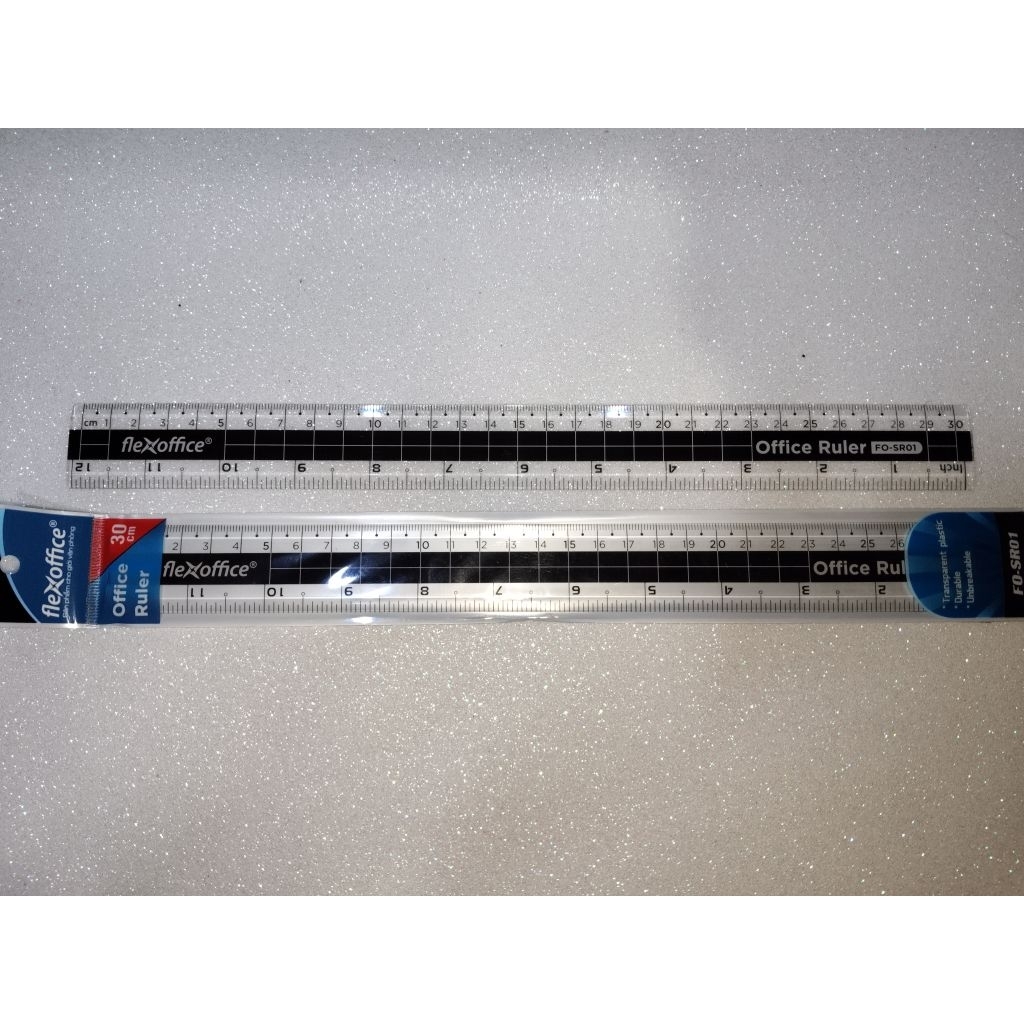 

FLEXOFFICE MISTAR PLASTIK 30CM FO-SR01