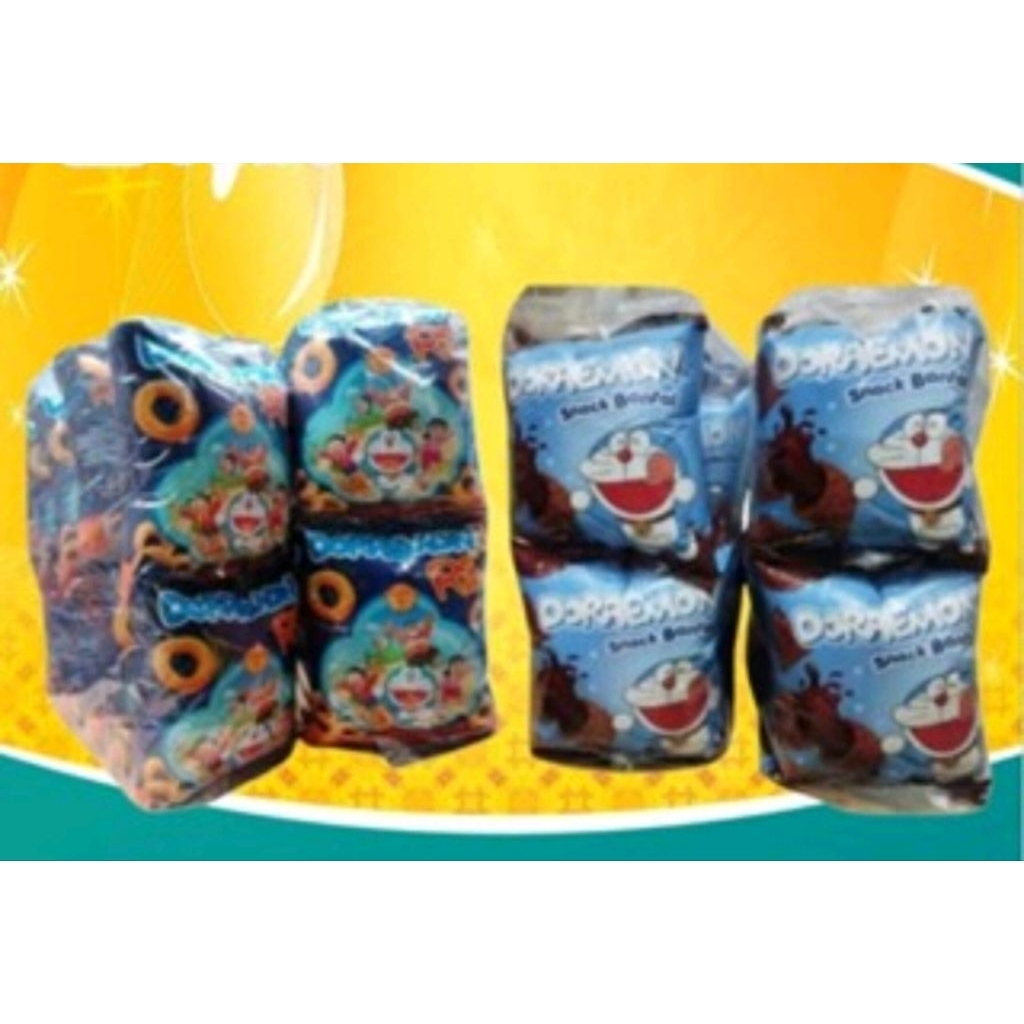 

Snack Ciki Bantal Doraemon 1 pack isi 10pcs (Berhadiah)