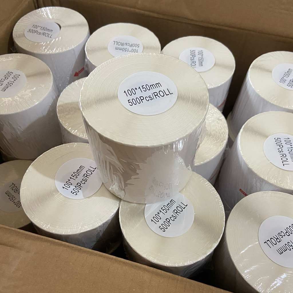 

THERMAL LABEL STIKER UKURAN 100x150 mm ISI 500 PCS