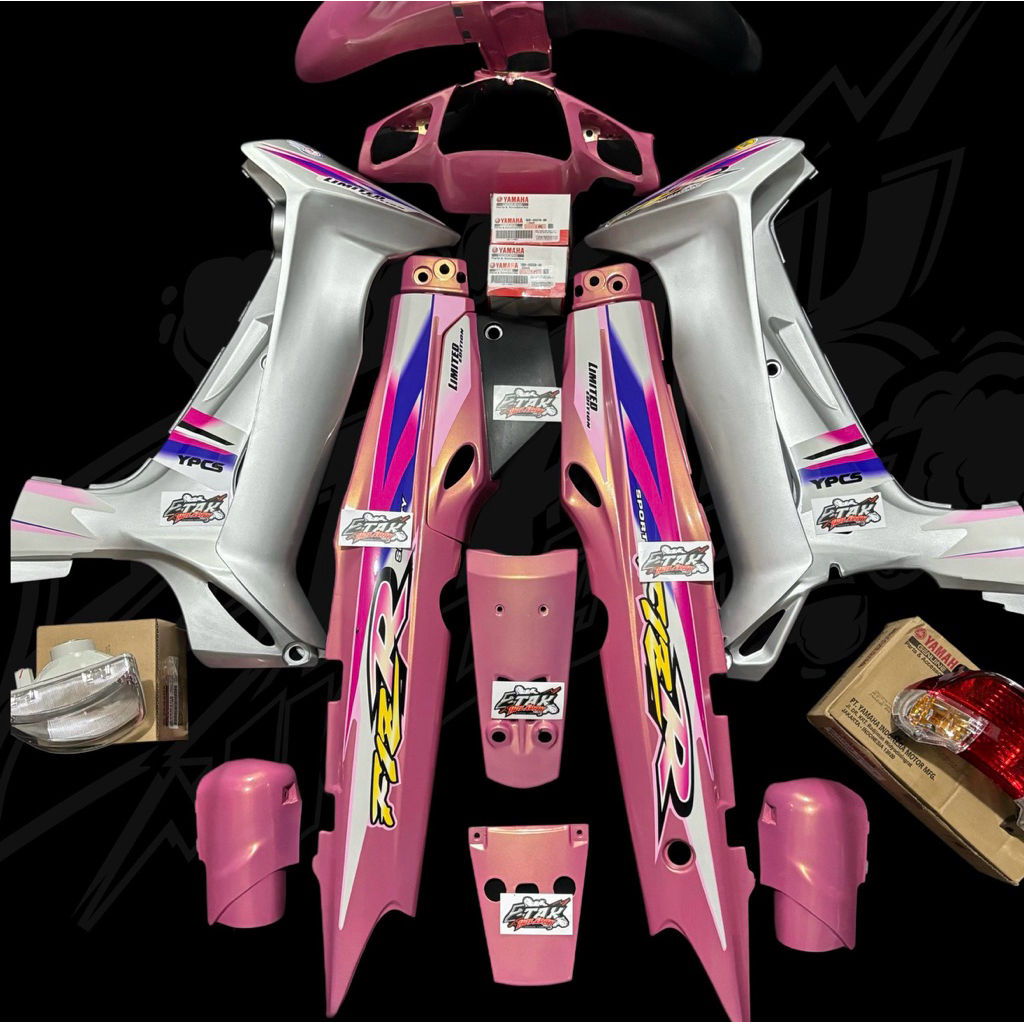 STRIPING FIZ R LE CUSTOM BIRU PINK FIZR LIMITED EDITION