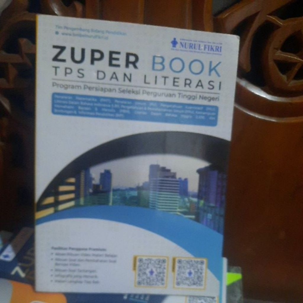 ZUPER BOOK TPS DAN LITERISASI - PROGRAN PERSIAPAN SELEKSI PTN