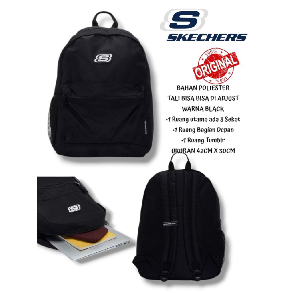 (GITA BRANDED) TAS RANSEL SKECHERS SEKOLAH