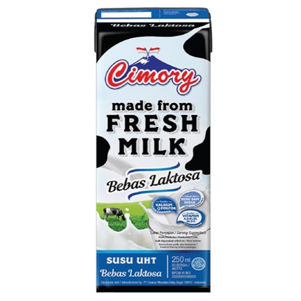 

Cimory Susu UHT Bebas Laktosa 250 ml
