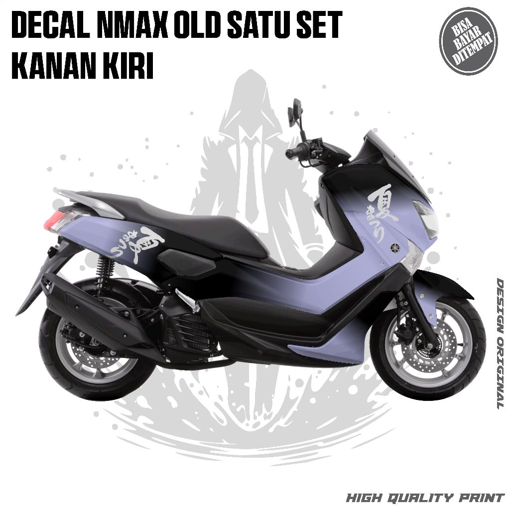 DECAL YAMAHA NMAX LAMA FULLBODY NMAX OLD MOTIF SIMPLE KEREN MOTIF KANJI JEPANG KEREN TERBARU