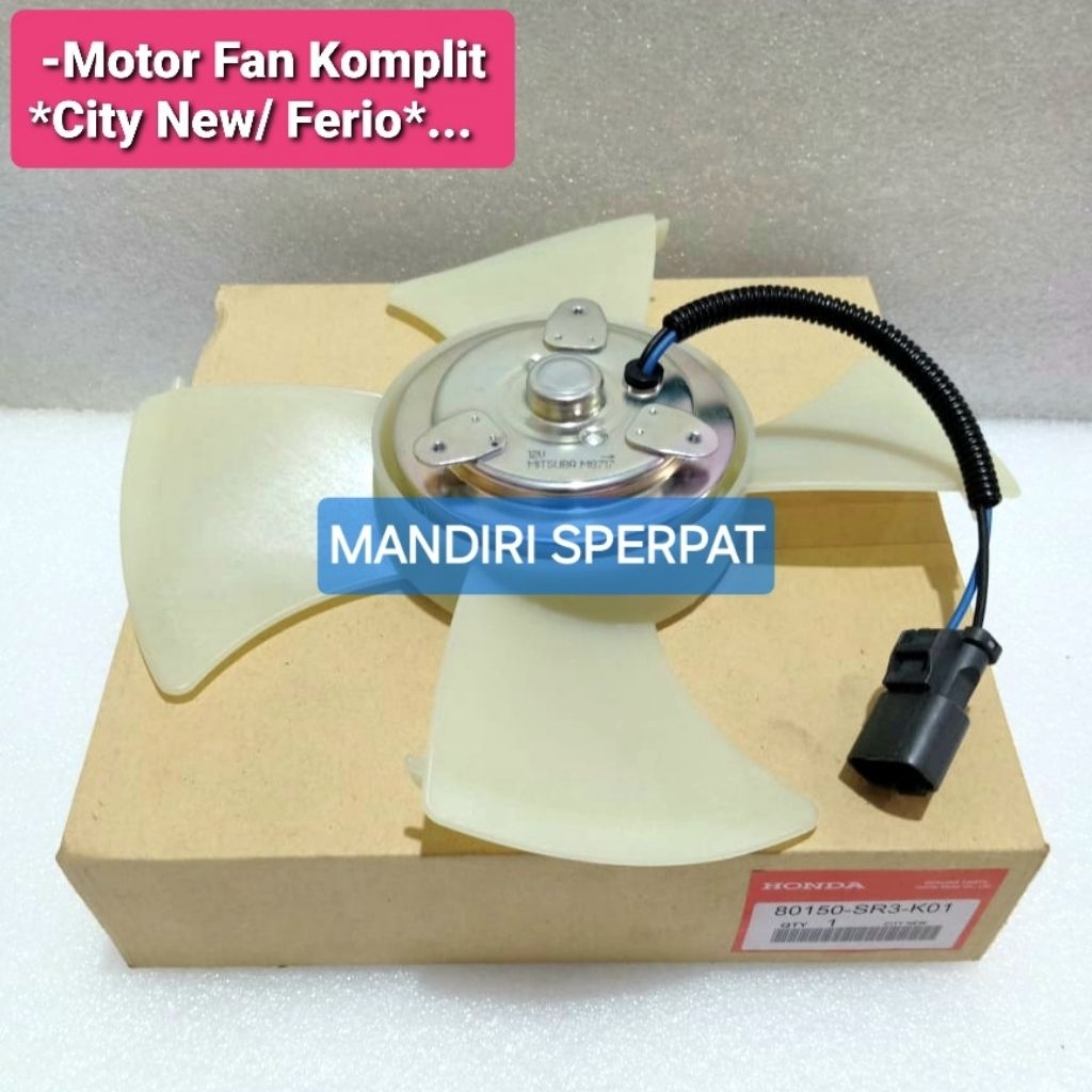 MOTOR EXTRA FAN KONDENSOR AC MOBIL HONDA CITY HARGA 1PCS