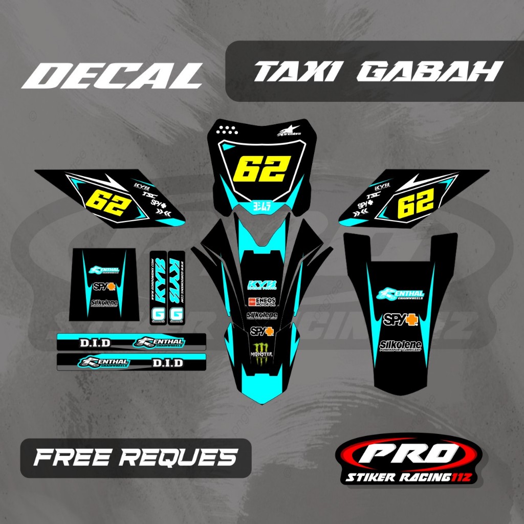 DECAL OJEK GABAH DECAL TAXI GABAH DECAL ANGKUT GABAH FREE CUSTOM