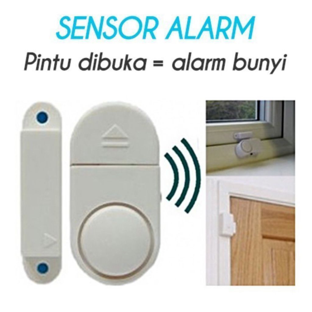 sensor alarm pintu dibuka alarm bunyi