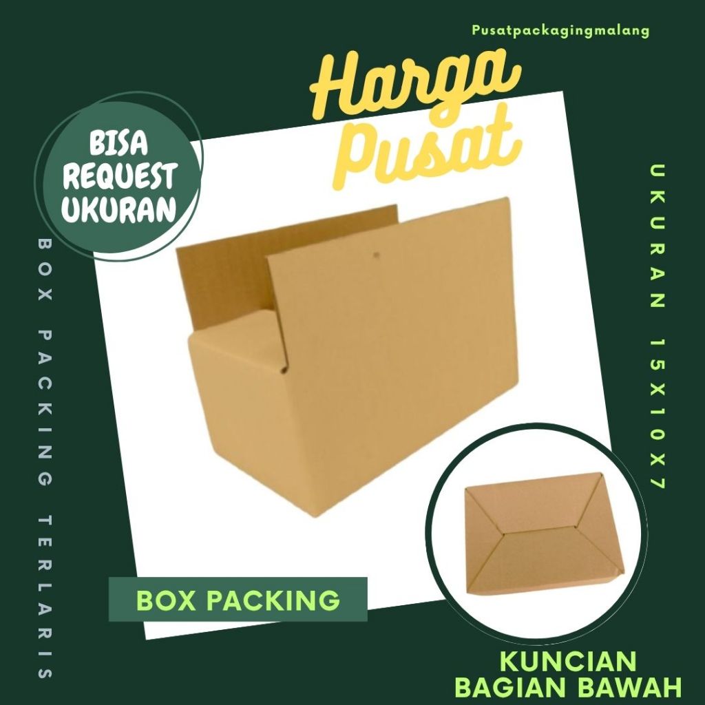 

Kardus 15x10x7 Box Packing A0 Dus Jamu Kotak Kemasan Souvenir Obat Madu Mainan Pusat Packaging