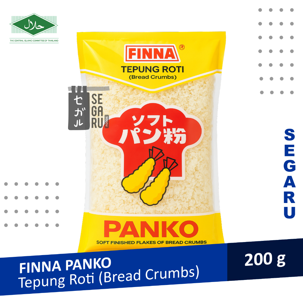 

FINNA Panko - Bread Crumbs / Tepung Panir / Tepung Roti 200gr