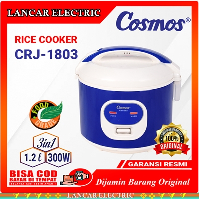 (cod) Cosmos Rice Cooker CRJ 1803 / Megicom Cosmos CRJ-1803 / Magic Com Cosmos ORIGINAL CRJ1803