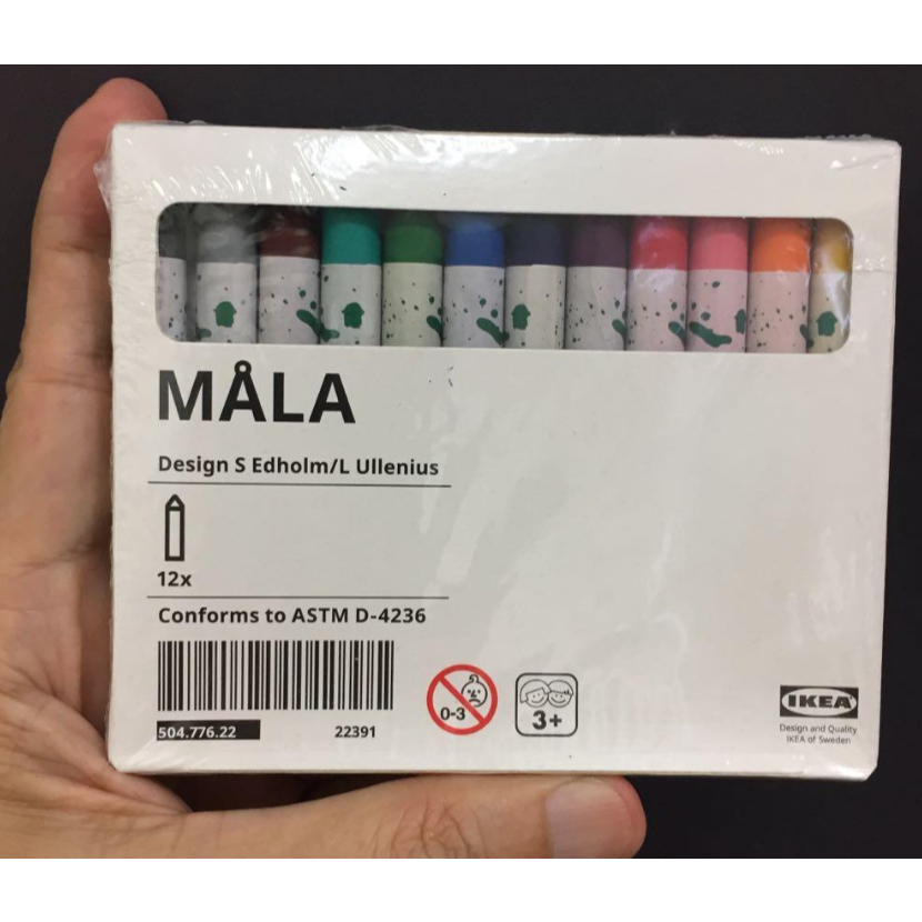 

M4LA Crayon lilin 12 pcs