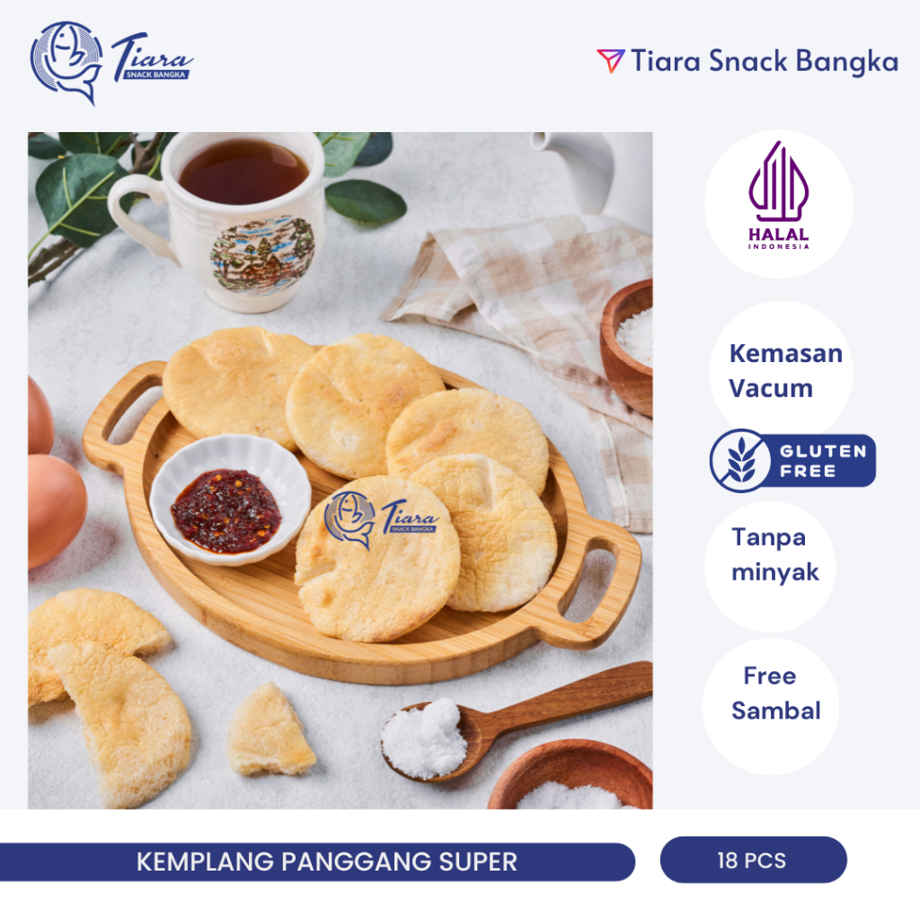 

Kemplang Kerupuk Panggang Super Ikan Tenggiri Besar Asli Bangka by Tiara Snack Bangka