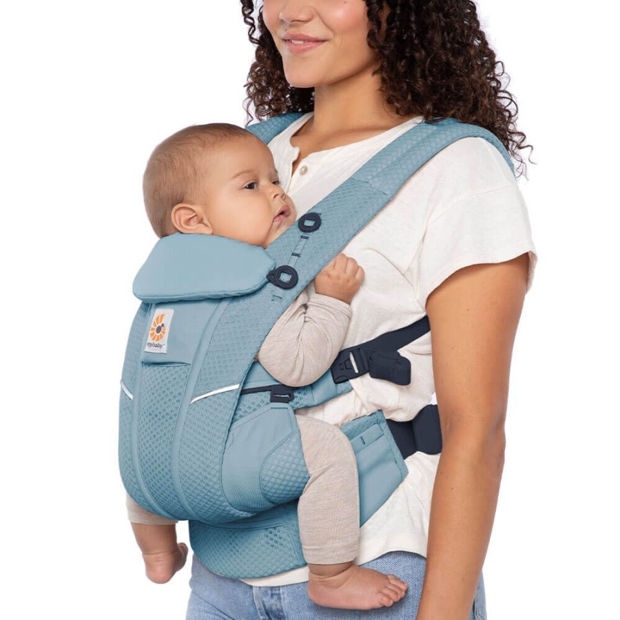 Gendongan Bayi New Born Ergob*by Omni Breeze Mesh Baby Carrier Gendongan M Shape