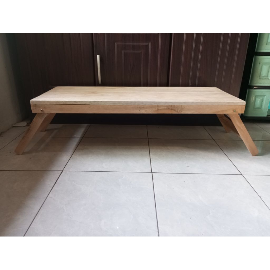 meja kayu lipat/ meja laptop/ meja belajar kayu / meja kayu / meja lipat