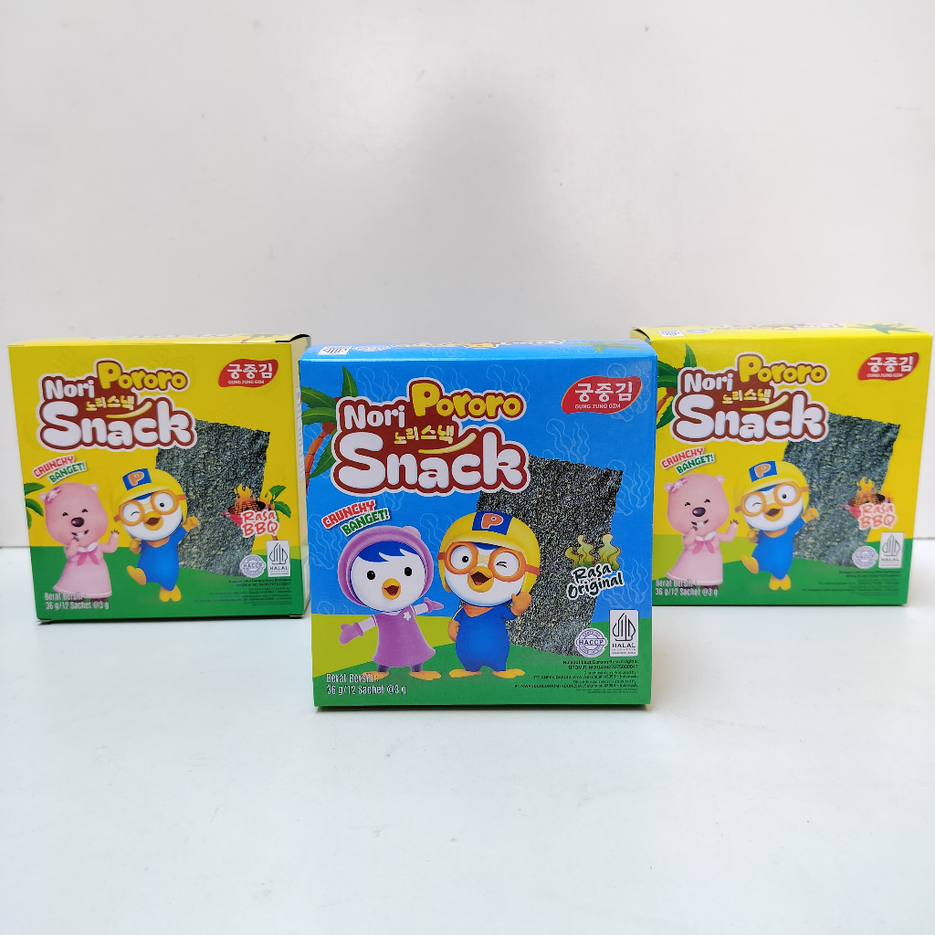 

( 1 BOX ) PORORO NORI SNACK SACHET / PORORO NORI SNACK