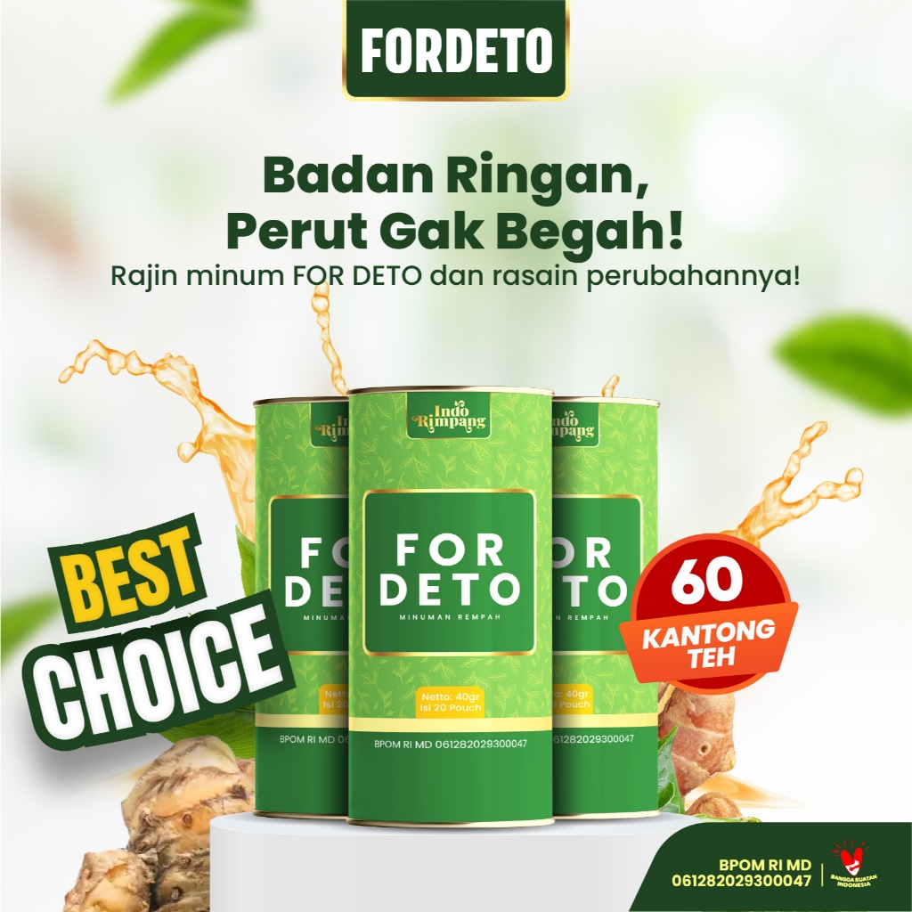 

Paket Hemat 3 Pcs For Deto Teh Herbal Alami Melancarkan Pencernaan Dan Detoks Tubuh Secara Alami