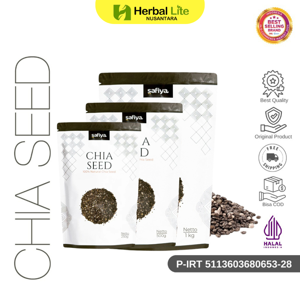 

Safiya Chiaseed Organik Chia Seed Detox Alami Premium Original