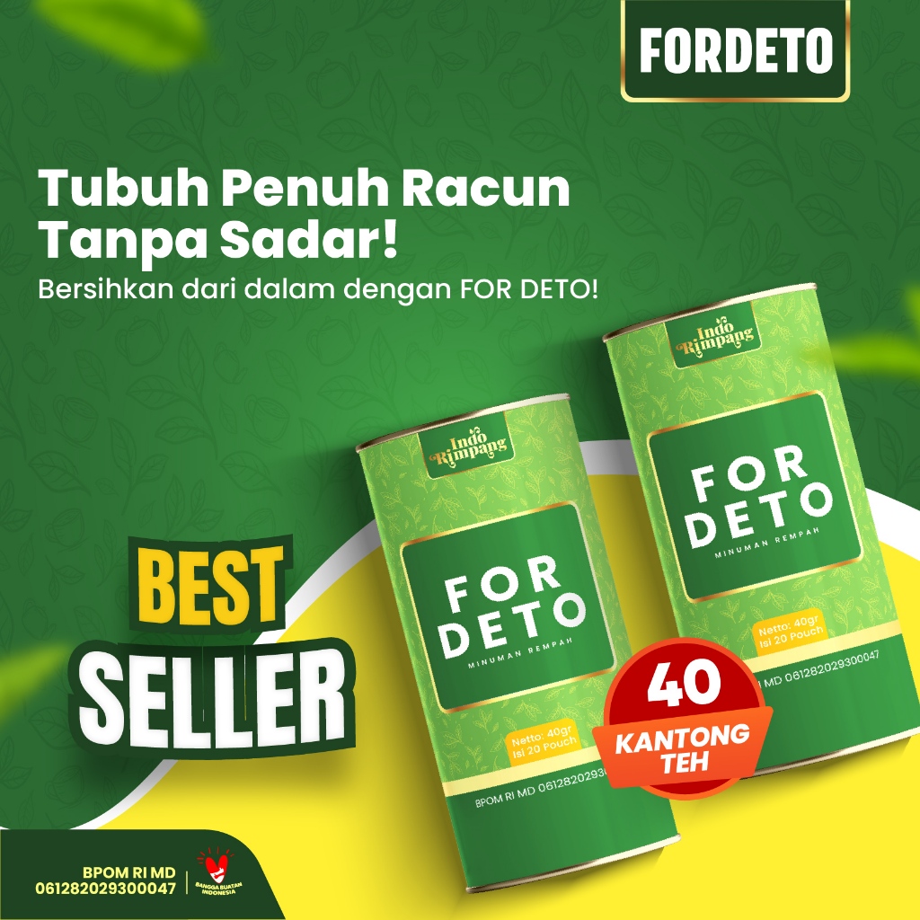 

Fordeto Teh Rimpang - For Deto Solusi Alami Bantu Melancarkan Pencernaan Sembelit Susah BAB - Detox Usus - Deto Green Dengan Temulawak Mengkudu Kunyit Cegah Perut Buncit