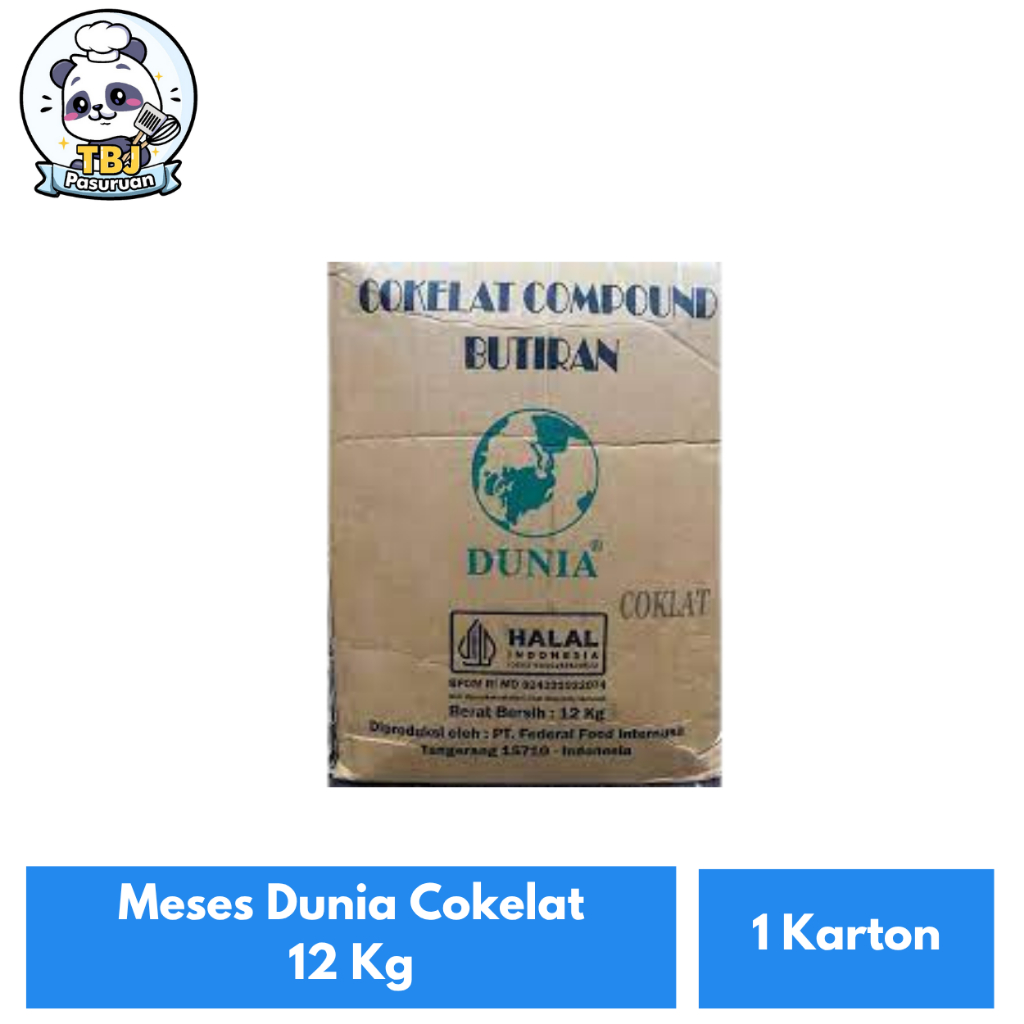 

Dunia Meses Cokelat 12 Kg Kemasan 1 Karton
