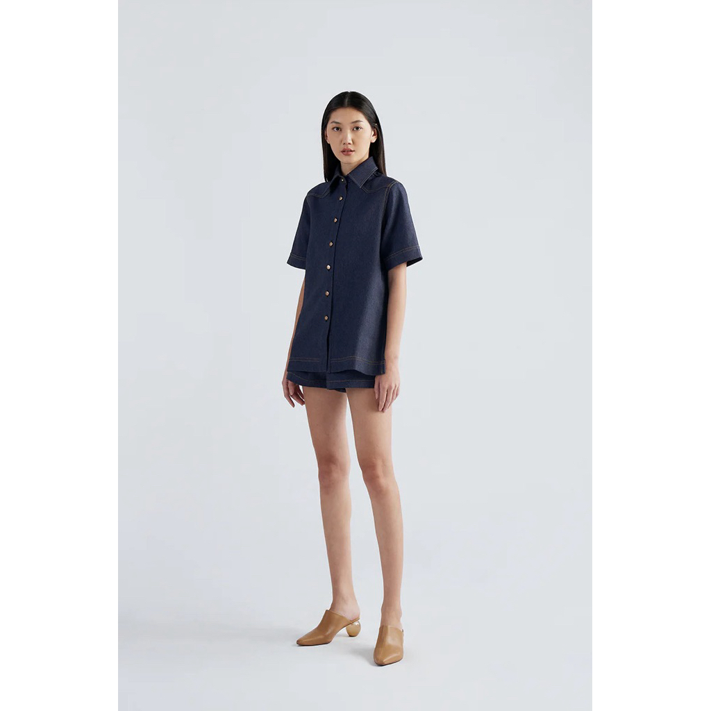 DUMA Bardi Shirt | Denim Blue size 1 NWT