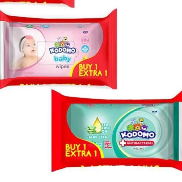 Tisu Basah Kodomo Beli 1 Gratis 1 Murah / Tisu Basah Kodomo Paketan Brojol Bayi