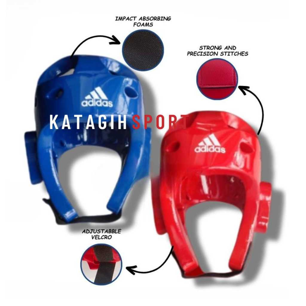 HEADGUARD TAEKWONDO ADIDAS / PELINDUNG KEPALA TAEKWONDO ADIDAS