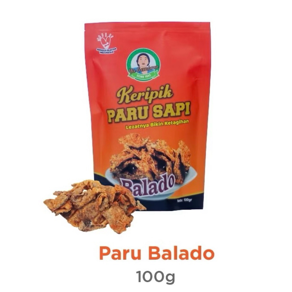 

Keripik Paru Sapi Balado Gurih Renyah