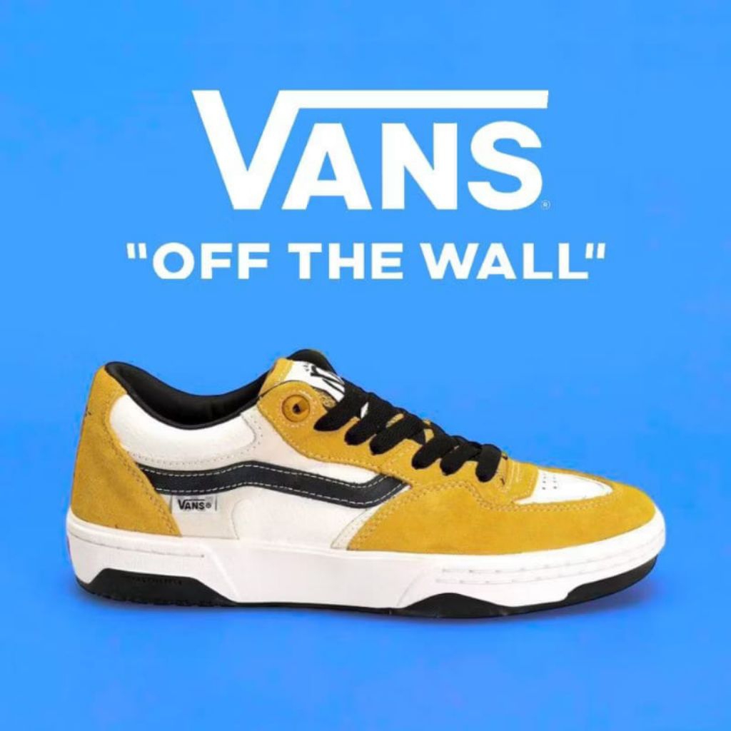 Vans Skate Rowan 2 Pro Shoe Black / Yellow / White Original 100% BNIB