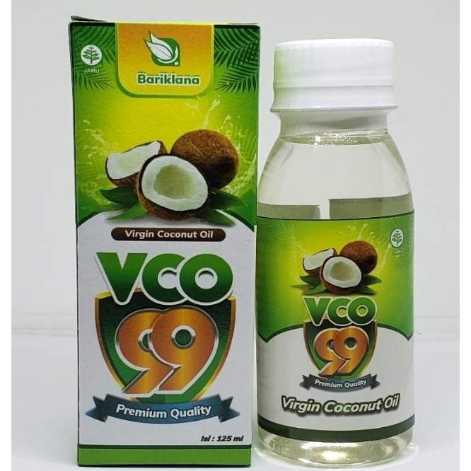

VCO 125 ML 125ML MINYAK KELAPA VCO 99 BARIKLANA HERBAL VIRGIN COCONUT / MINYAK VCO