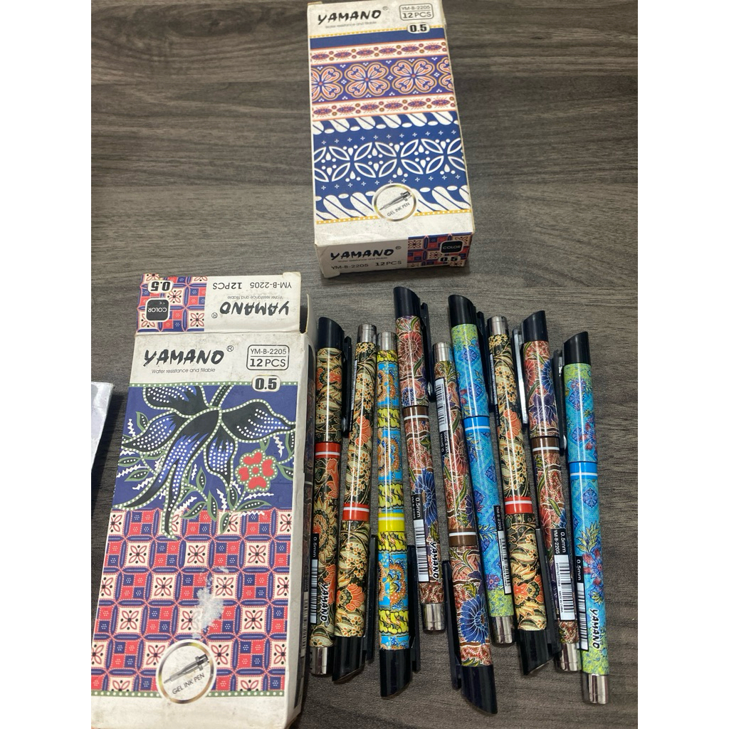 

Pena 1.0 / Pena Motif batik / Pena tanda tangan (1 lusin)