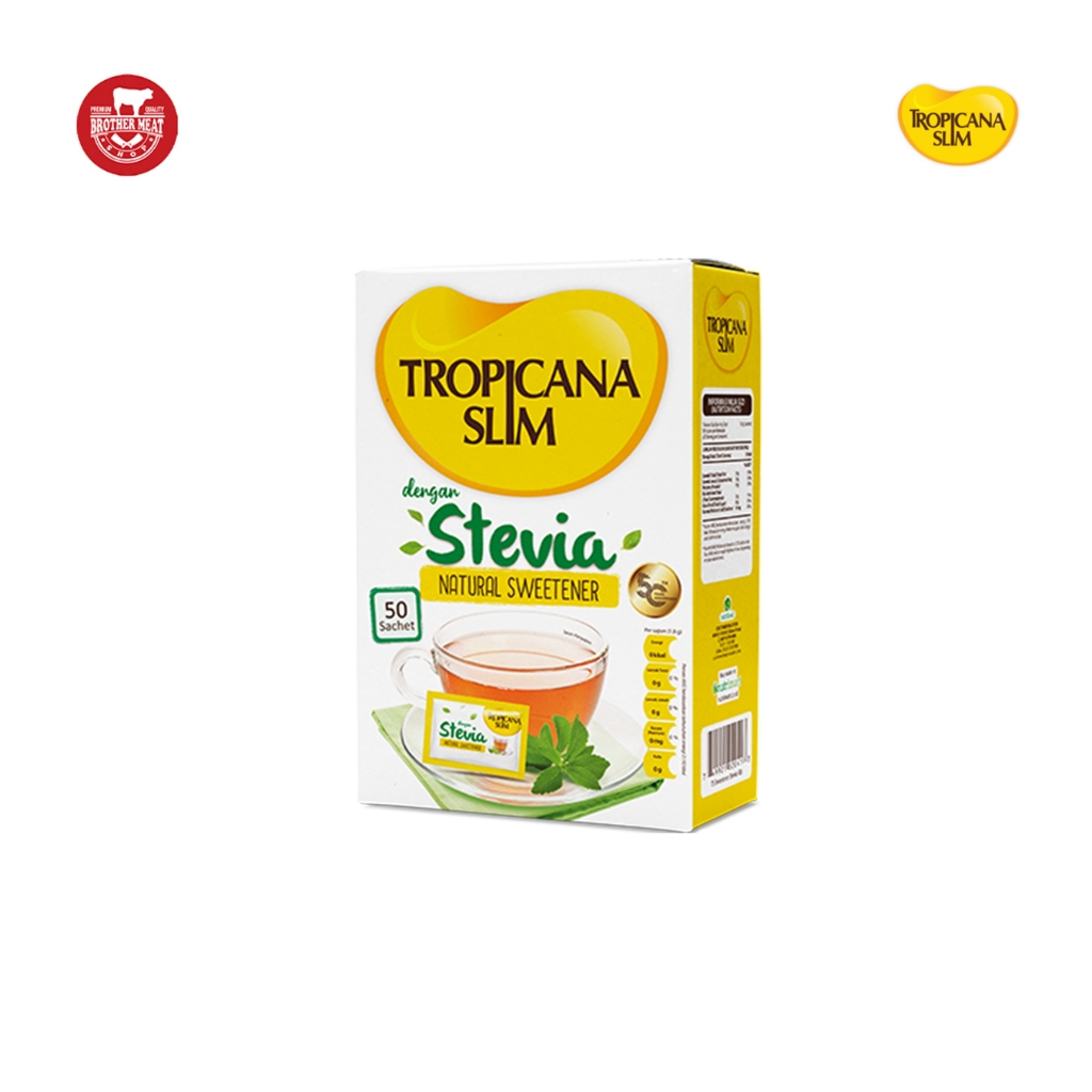 

Tropicana Slim Sweetener Stevia Natural 50S/90gr - Brothermeatshop